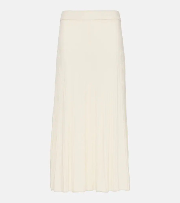  Joseph Joseph Knitted Wool Midi Skirt 