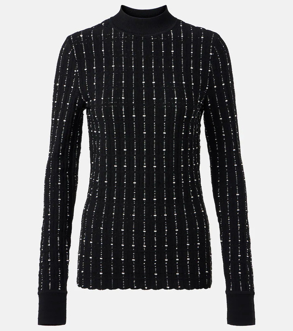  Joseph Joseph Ribbed-knit Cotton-blend Mockneck Sweater 
