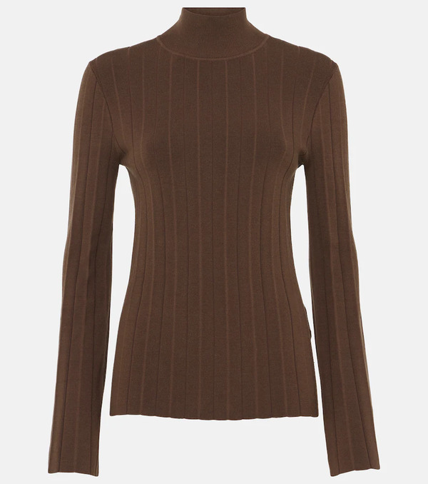  Joseph Joseph Silk-blend Plissã© Turtleneck Sweater 