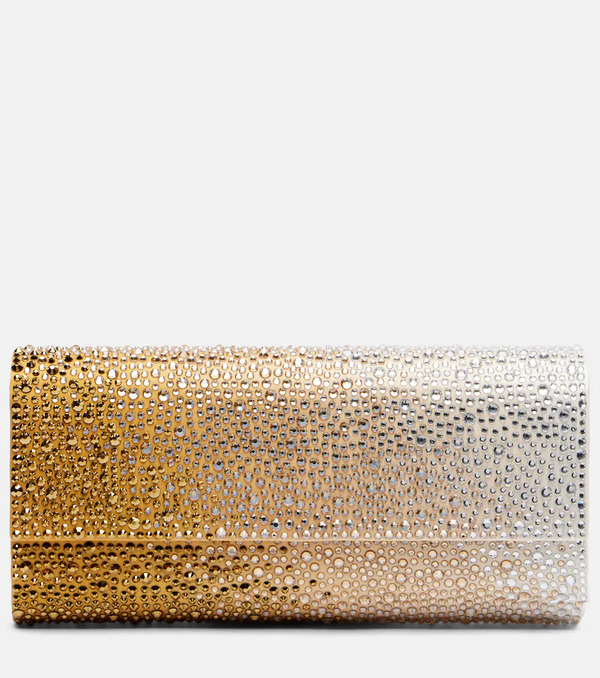  Judith Leiber Couture Judith Leiber Couture Gradient Perry Crystal-embellished Clutch 