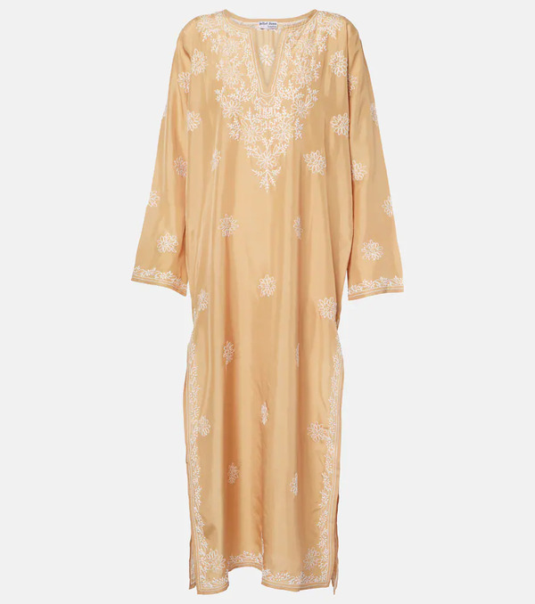 Juliet Dunn Juliet Dunn Embroidered Silk Kaftan 