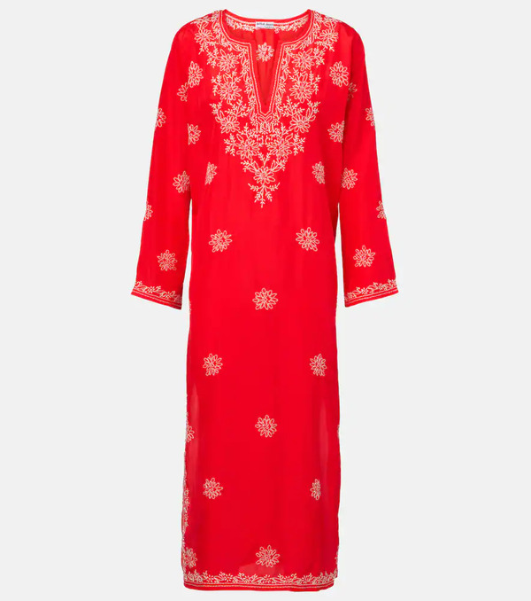  Juliet Dunn Juliet Dunn Embroidered Silk Kaftan 