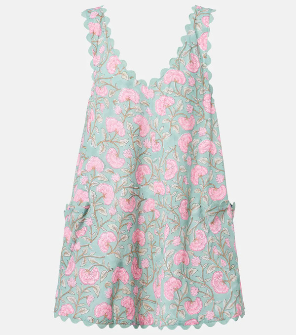  Juliet Dunn Juliet Dunn Floral Cotton Minidress 
