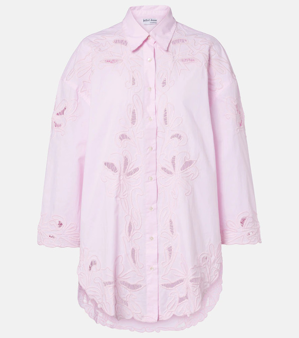  Juliet Dunn Juliet Dunn Oversized Cotton Top 