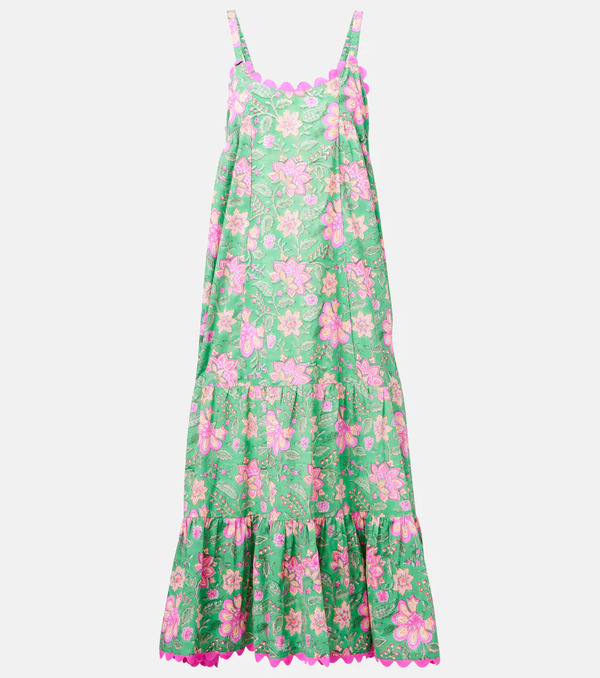  Juliet Dunn Juliet Dunn Printed Cotton Maxi Dress 