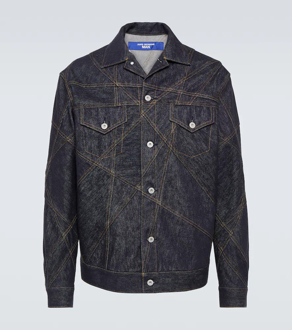 Junya Watanabe Junya Watanabe Embroidered Denim Jacket 