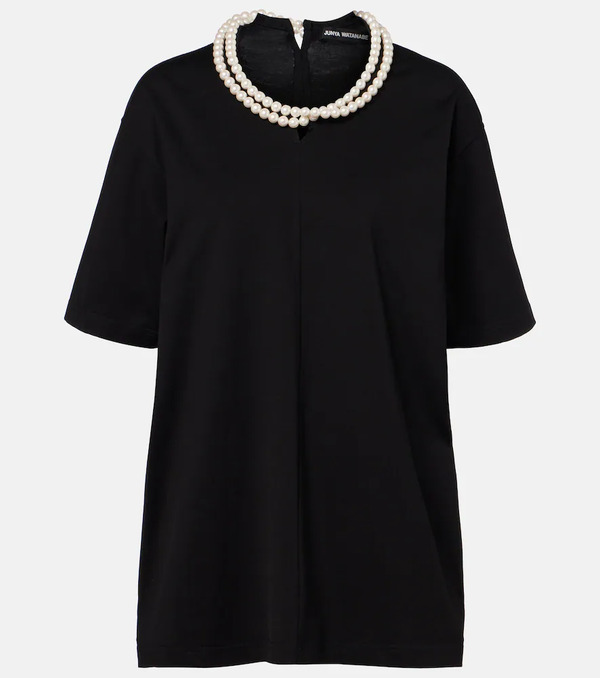  Junya Watanabe Junya Watanabe Oversized Embellished Cotton T-shirt 