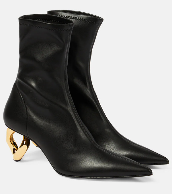  Jw Anderson Jw Anderson Chain Leather Ankle Boots 