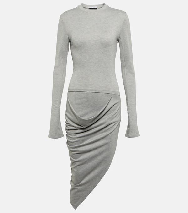  Jw Anderson Jw Anderson Draped Jersey Midi Dress 
