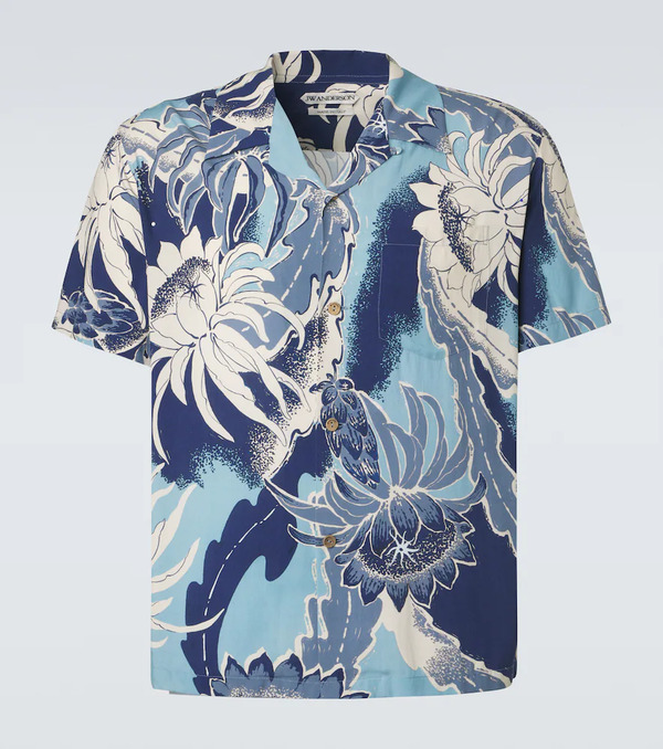  Jw Anderson Jw Anderson Floral Bowling Shirt 