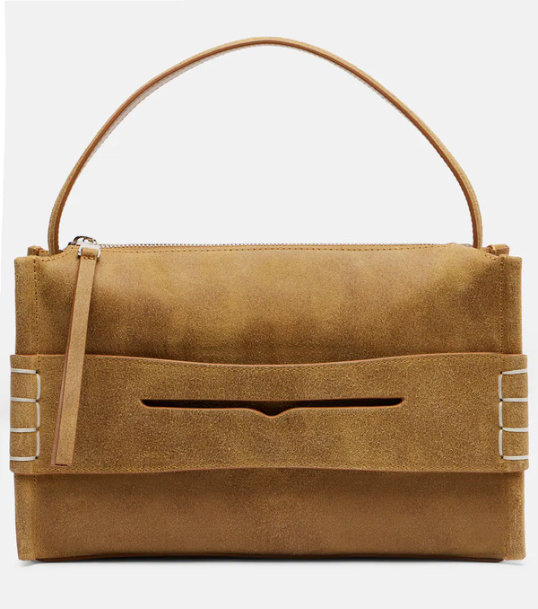  Jw Anderson Jw Anderson Loafer Small Suede Shoulder Bag 