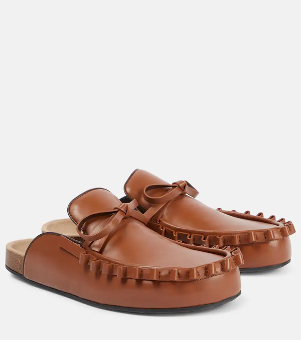  Jw Anderson Jw Anderson Ruffled Leather Mules 