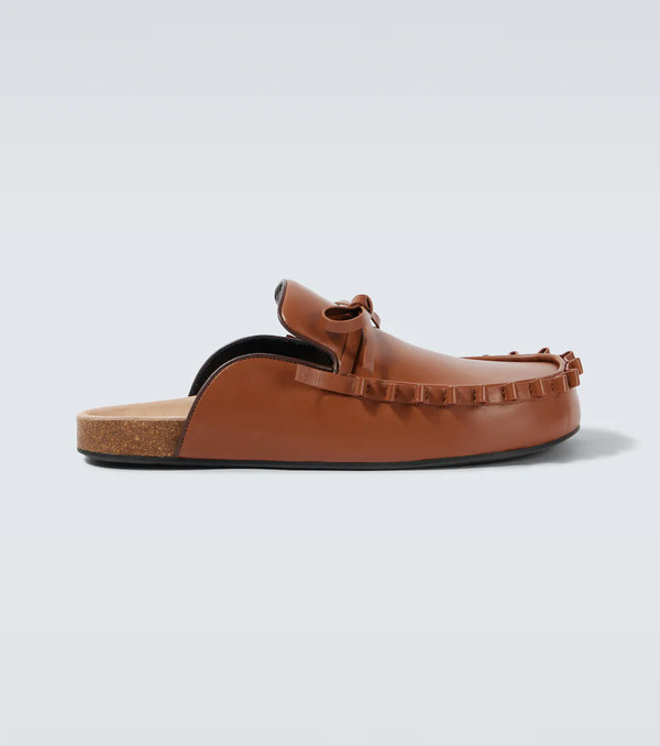  Jw Anderson Jw Anderson Ruffled Leather Mules 