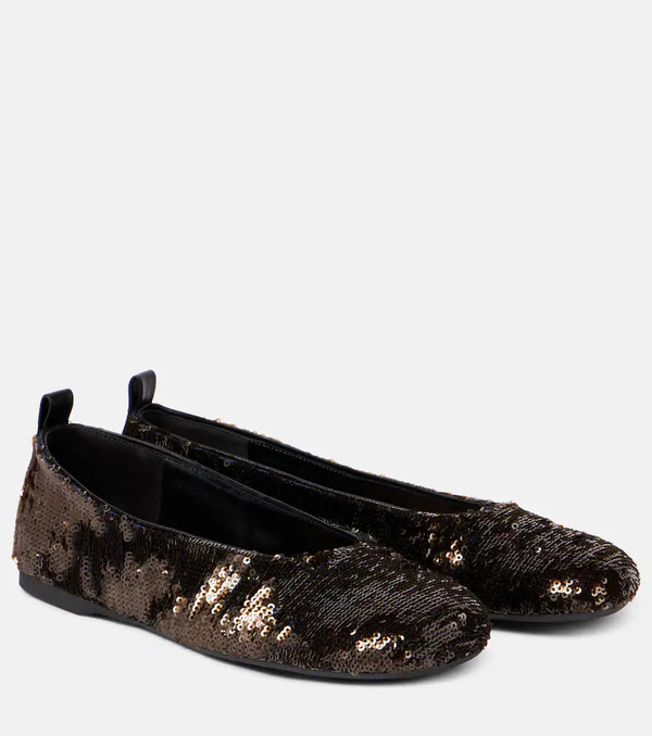  Jw Anderson Jw Anderson Sequined Ballet Flats 