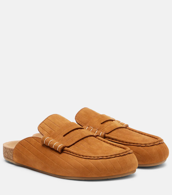  Jw Anderson Jw Anderson Stitch Suede Mules 
