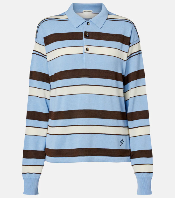  Jw Anderson Jw Anderson Striped Polo Shirt 