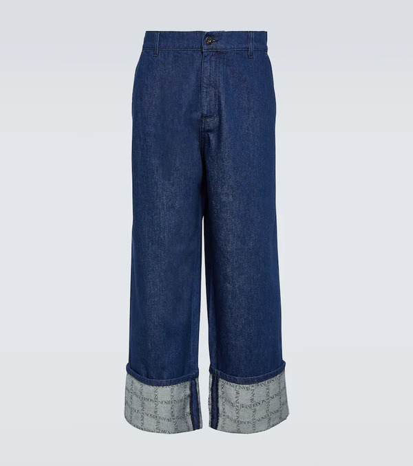  Jw Anderson Jw Anderson Turn Up Wide-leg Jeans 