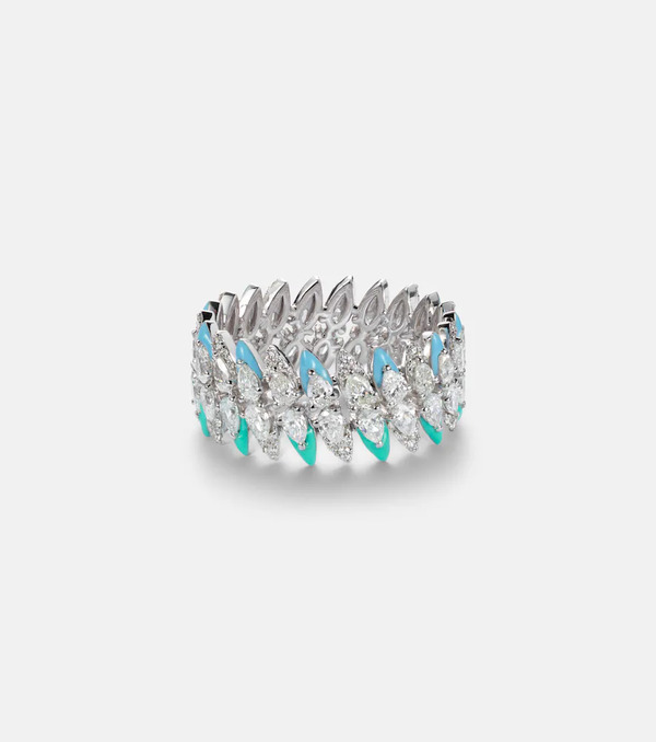  Kamyen Kamyen 18kt White Gold Ring With Diamonds 