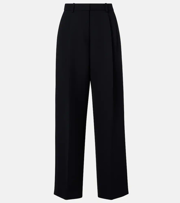 Khaite Khaite August High-rise Wide-leg Pants 