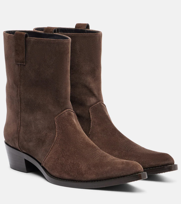  Khaite Khaite Clive 35 Suede Ankle Boots 