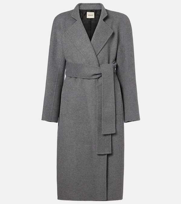  Khaite Khaite Deena Wool Wrap Coat 