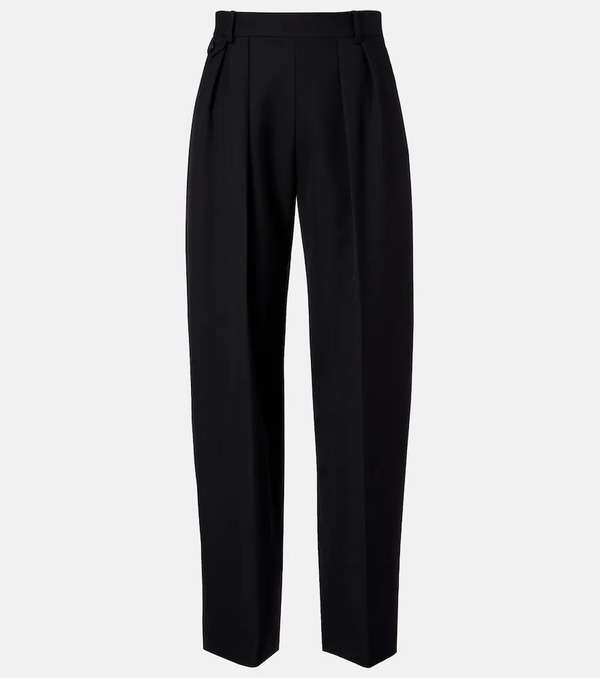  Khaite Khaite Dugan Wool Tapered Pants 