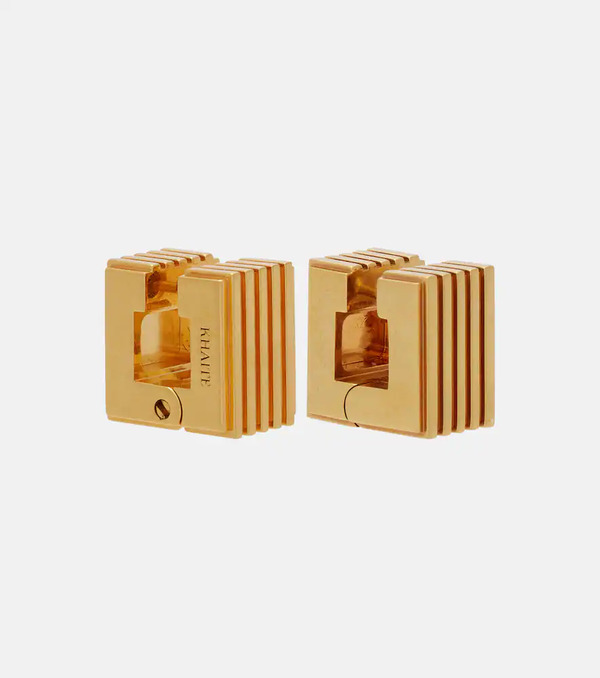  Khaite Khaite Empire 18kt Gold-plated Earrings 