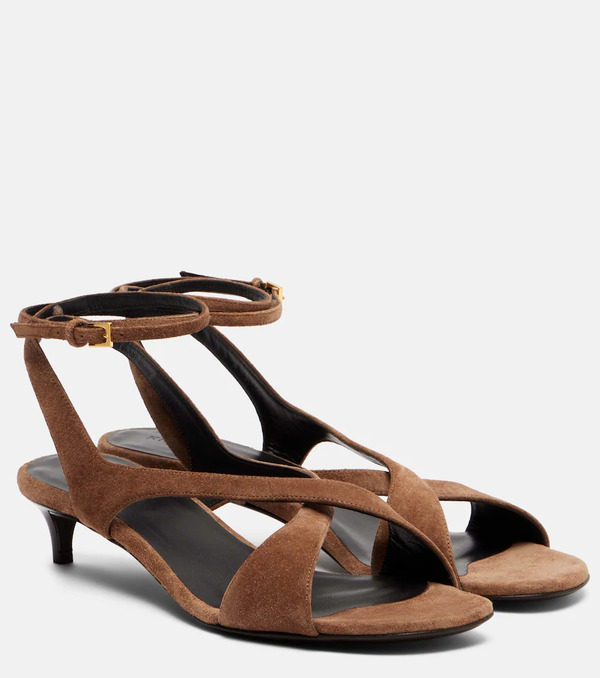  Khaite Khaite Liria Suede Sandals 