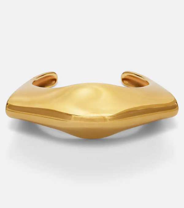  Khaite Khaite Lotus 18kt Gold-plated Cuff Bracelet 