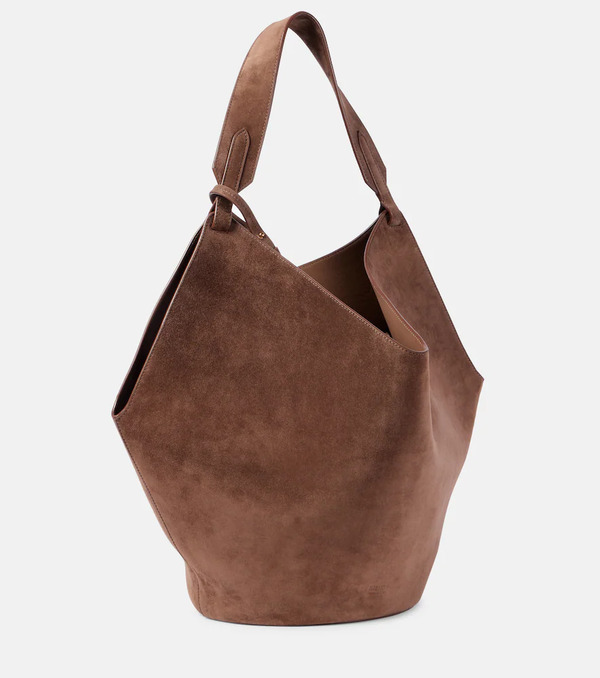  Khaite Khaite Lotus Medium Suede Tote Bag 