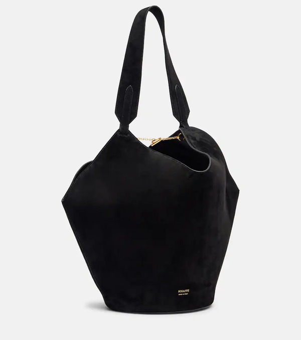  Khaite Khaite Lotus Small Suede Tote Bag 
