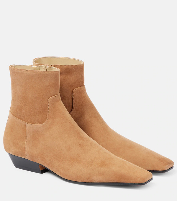  Khaite Khaite Marfa Suede Ankle Boots 