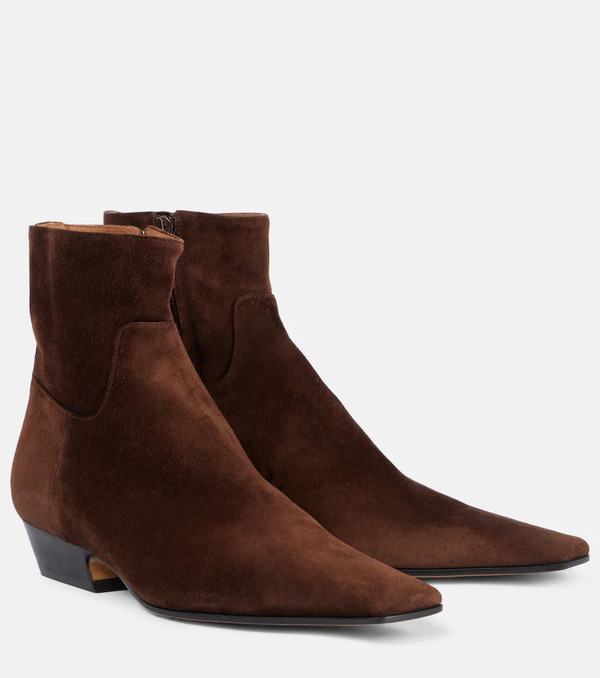  Khaite Khaite Marfa Suede Chelsea Boots 