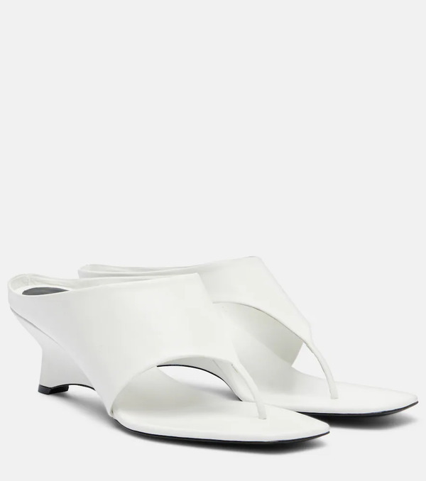  Khaite Khaite Marlow 55 Leather Mules 