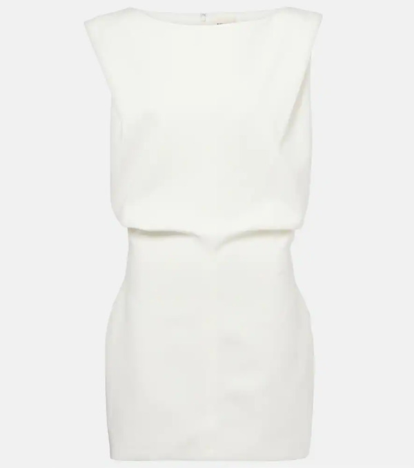  Khaite Khaite Toma Cotton Canvas Minidress 