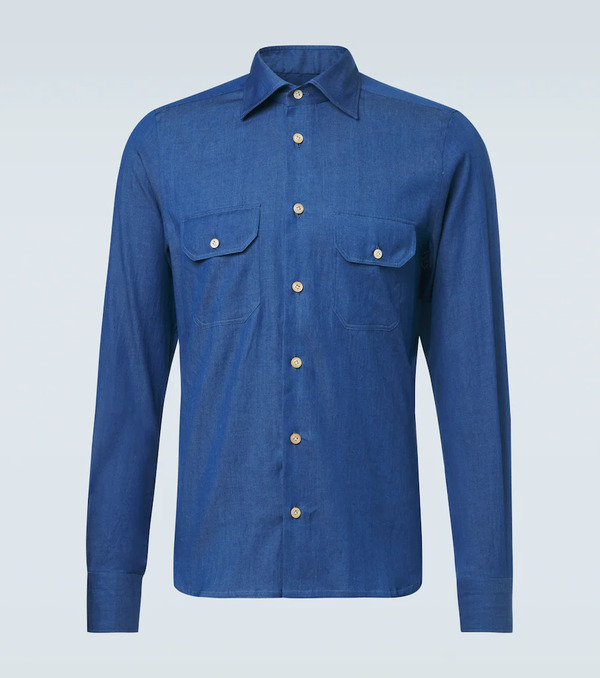  Kiton Kiton Denim Shirt 