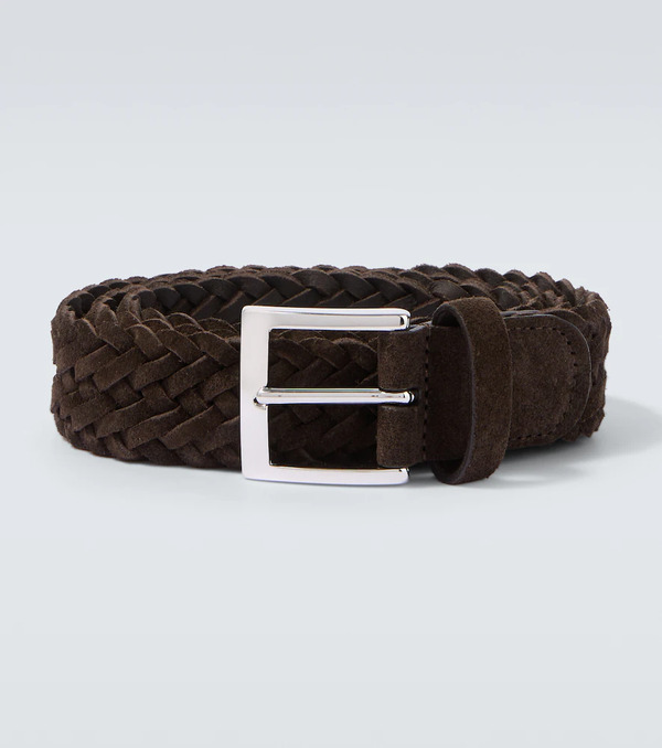  Kiton Kiton Woven Suede Belt 