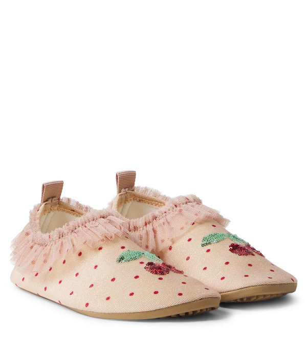  Konges Slojd Konges Slã¸jd Amandine Sequined Ruffled Water Shoes 