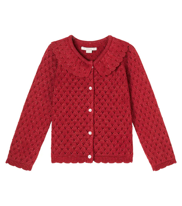  Konges Slojd Konges Slã¸jd Cotton-blend Lamã© Cardigan 
