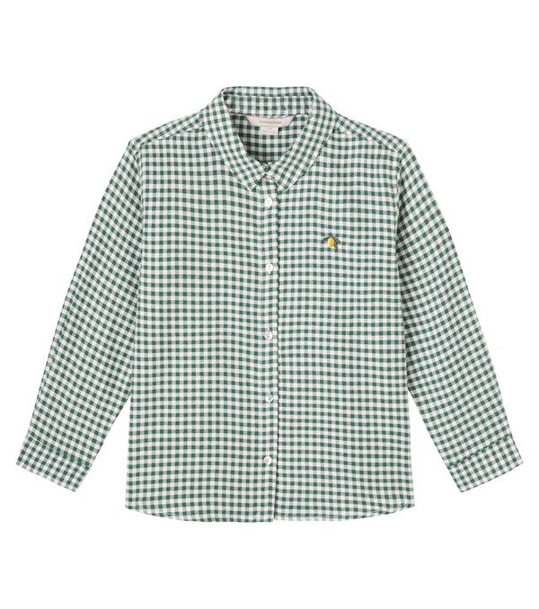 Konges Slojd Konges Slã¸jd Foret Checked Cotton Flannel Shirt 