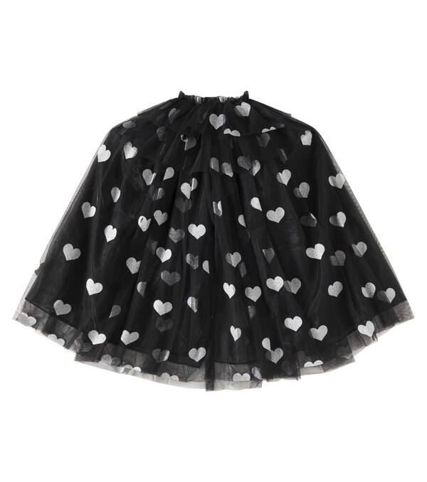  Konges Slojd Konges Slã¸jd Heart-printed Tulle Cape 