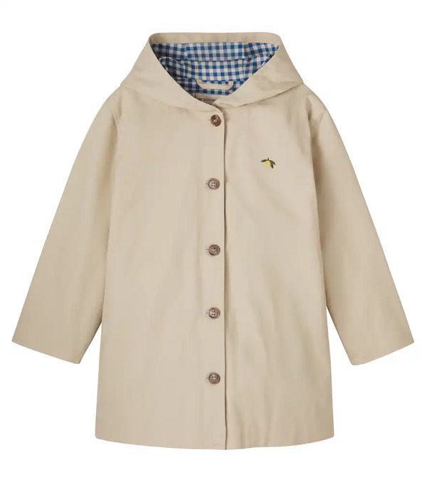  Konges Slojd Konges Slã¸jd Hooded Cotton Trench Coat 