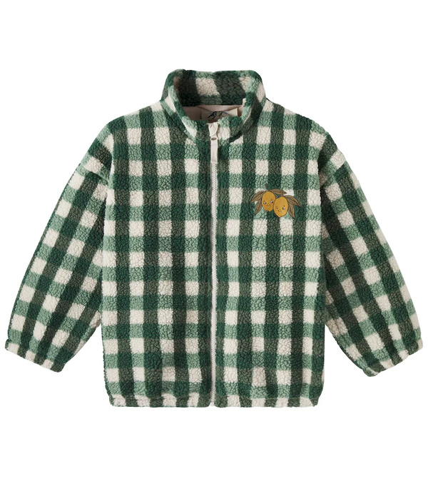  Konges Slojd Konges Slã¸jd Jody Checked Embroidered Teddy Jacket 