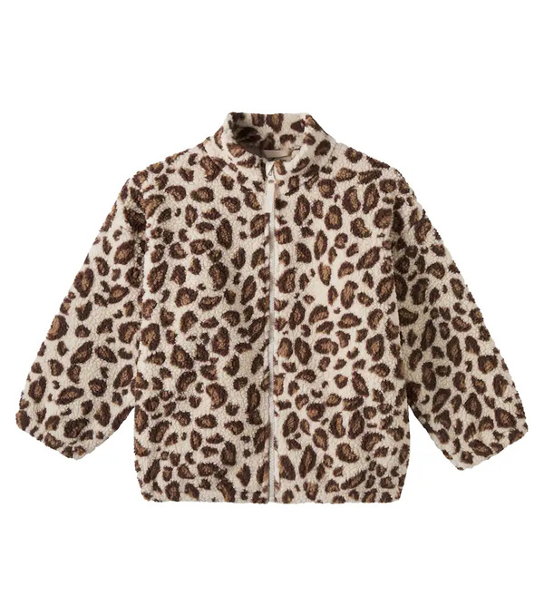  Konges Slojd Konges Slã¸jd Jody Leopard-print Teddy Jacket 
