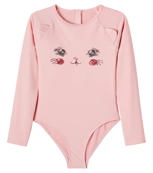  Konges Slojd Konges Slã¸jd Kitty Sequined Rashguard Swimsuit 