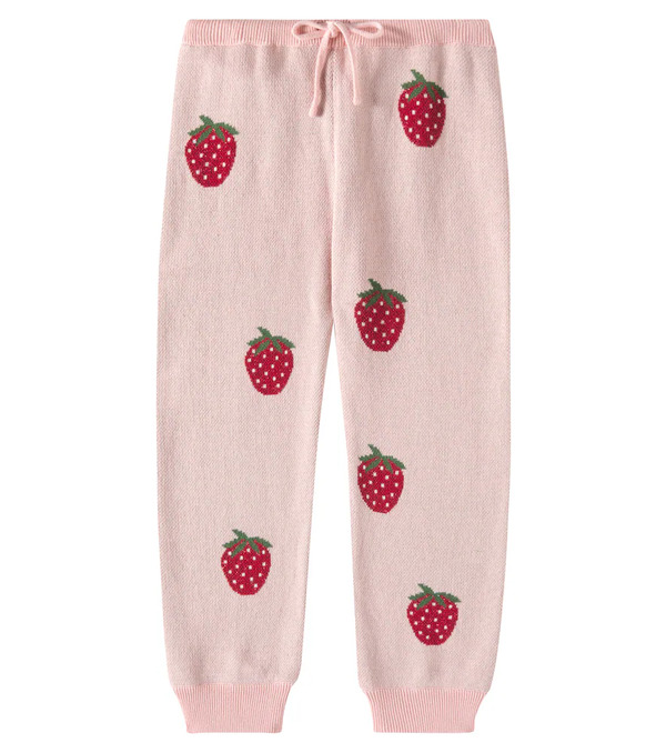  Konges Slojd Konges Slã¸jd Lapis Intarsia Cotton-blend Sweatpants 
