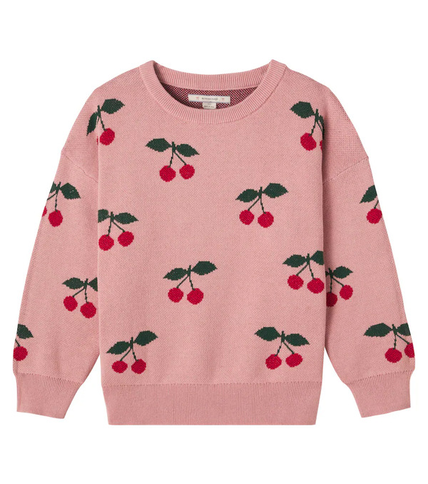  Konges Slojd Konges Slã¸jd Lapis Jacquard Cotton-blend Sweater 