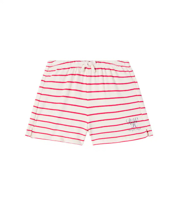  Konges Slojd Konges Slã¸jd Largo Striped Cotton Jersey Shorts 