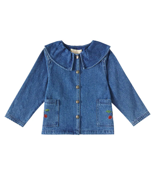  Konges Slojd Konges Slã¸jd Magot Embroidered Denim Shirt 