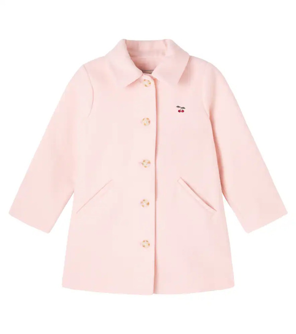  Konges Slojd Konges Slã¸jd Novella Embroidered Wool-blend Coat 